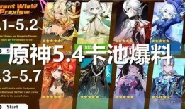 最新的卡池爆料,新角色、新故事，精彩纷呈即将揭晓！